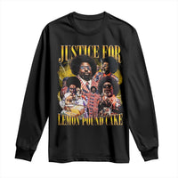 Justice For Lemon Pound Cake Bootleg Graphic Long Sleeve Shirt Retro Rap Free Speech