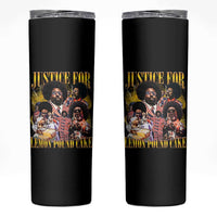 Justice For Lemon Pound Cake Bootleg Graphic Skinny Tumbler Retro Rap Free Speech