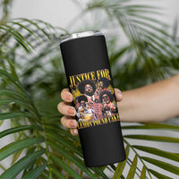 Justice For Lemon Pound Cake Bootleg Graphic Skinny Tumbler Retro Rap Free Speech