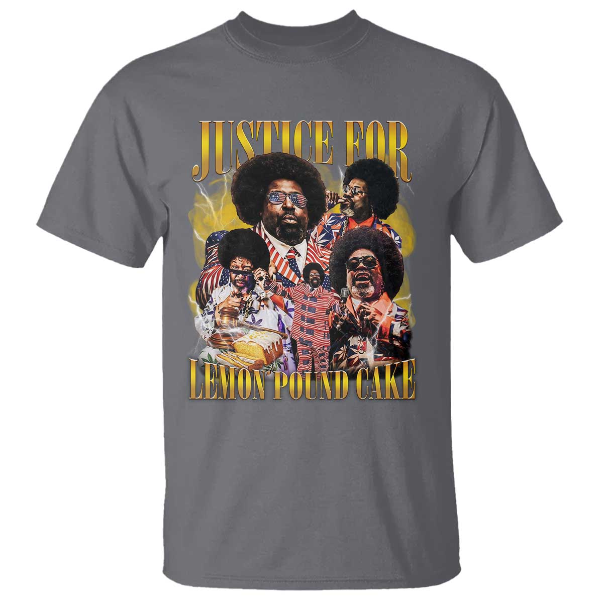 Justice For Lemon Pound Cake Bootleg Graphic T Shirt Retro Rap Free Speech