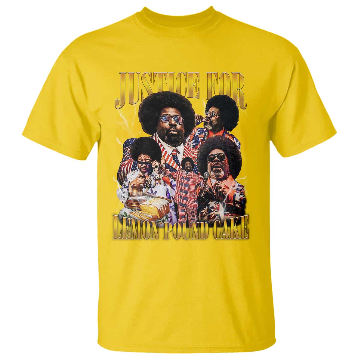 Justice For Lemon Pound Cake Bootleg Graphic T Shirt Retro Rap Free Speech