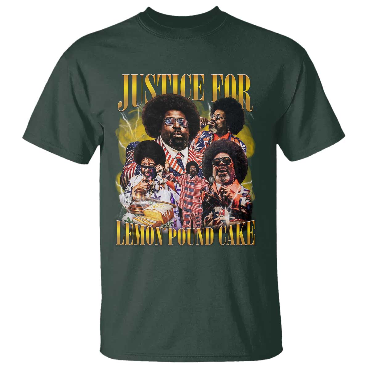 Justice For Lemon Pound Cake Bootleg Graphic T Shirt Retro Rap Free Speech