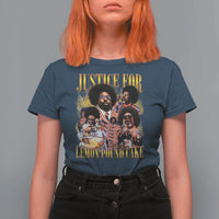 Justice For Lemon Pound Cake Bootleg Graphic T Shirt For Women Retro Rap Free Speech