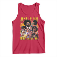 Justice For Lemon Pound Cake Bootleg Graphic Tank Top Retro Rap Free Speech