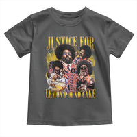 Justice For Lemon Pound Cake Bootleg Graphic Toddler T Shirt Retro Rap Free Speech