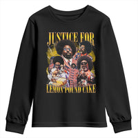 Justice For Lemon Pound Cake Bootleg Graphic Youth Sweatshirt Retro Rap Free Speech