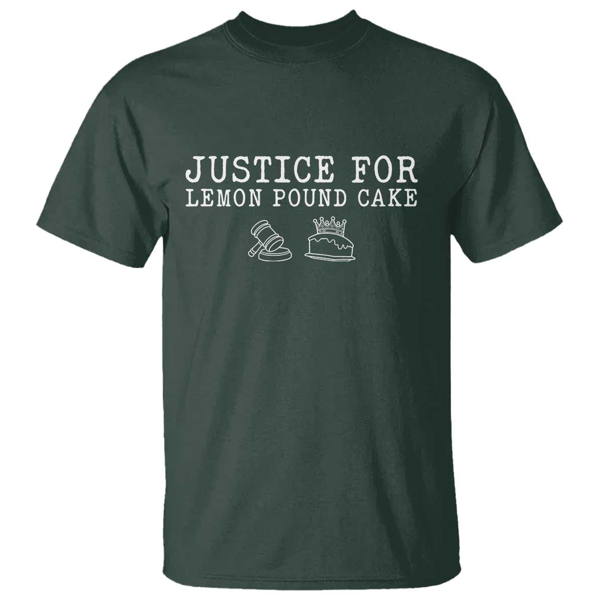Justice For Lemon Pound Cake T Shirt Funny Dessert Meme