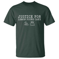 Justice For Lemon Pound Cake T Shirt Funny Dessert Meme