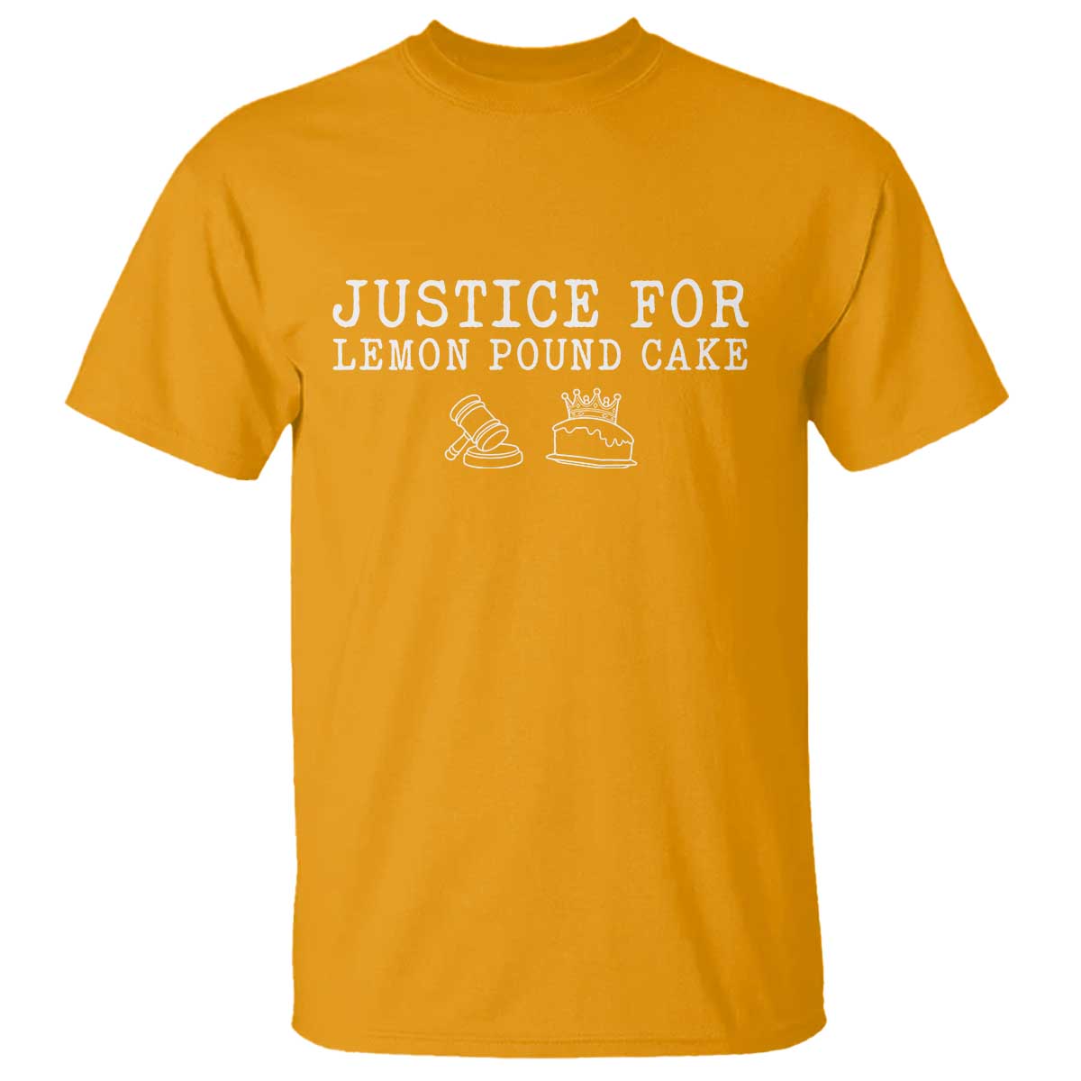 Justice For Lemon Pound Cake T Shirt Funny Dessert Meme