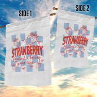 Strawberry Festival Garden Flag 1968 A Berry Good Time Summer