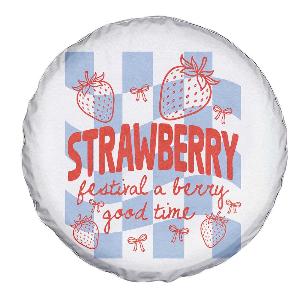 Strawberry Festival Spare Tire Cover 1968 A Berry Good Time Summer
