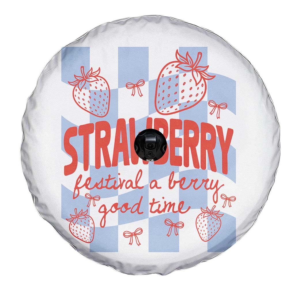 Strawberry Festival Spare Tire Cover 1968 A Berry Good Time Summer