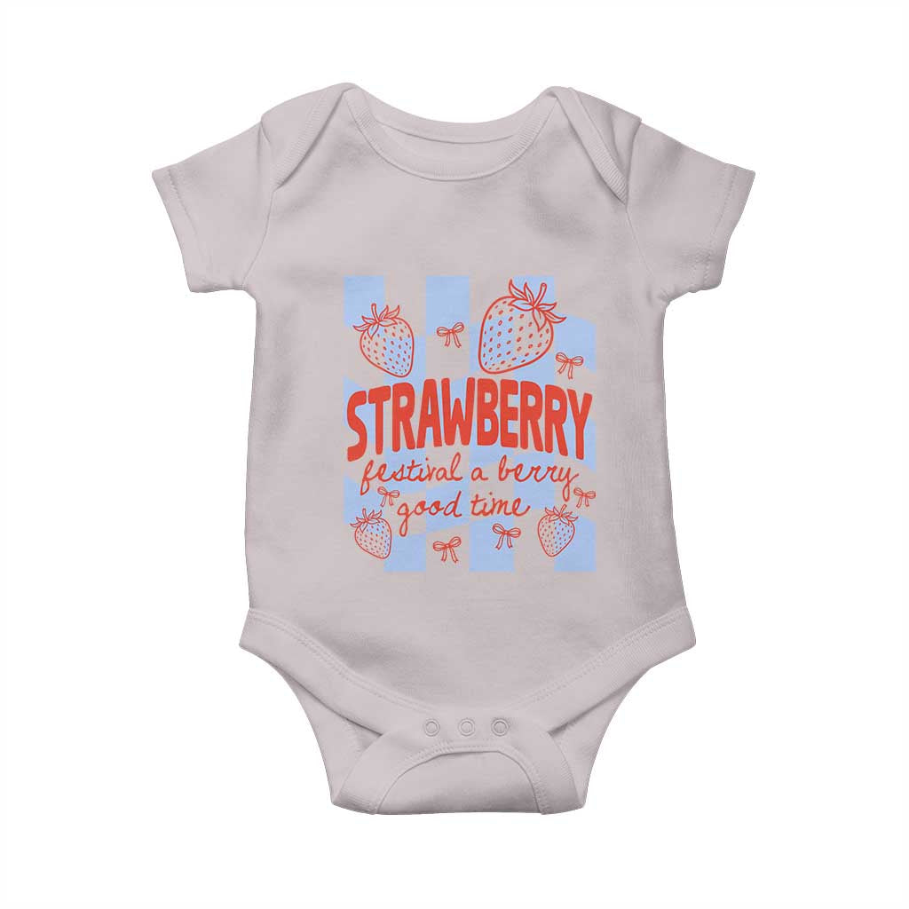 Strawberry Festival Baby Onesie 1968 A Berry Good Time Summer