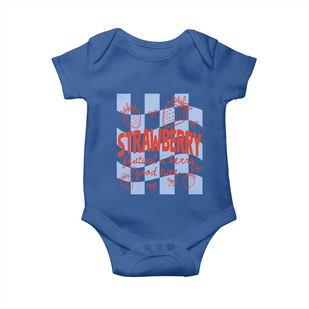 Strawberry Festival Baby Onesie 1968 A Berry Good Time Summer