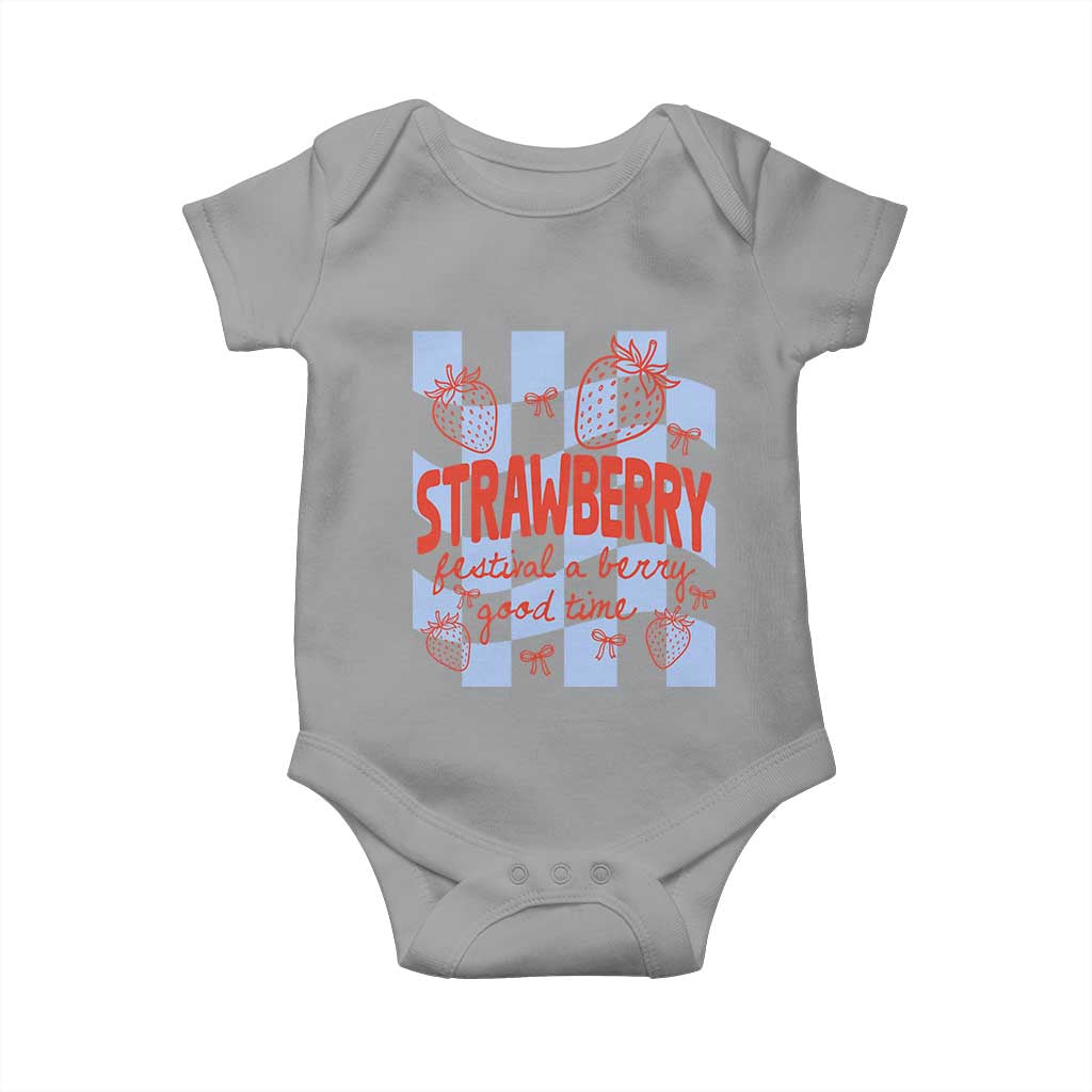 Strawberry Festival Baby Onesie 1968 A Berry Good Time Summer