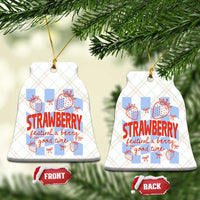 Strawberry Festival Ceramic Ornament 1968 A Berry Good Time Summer