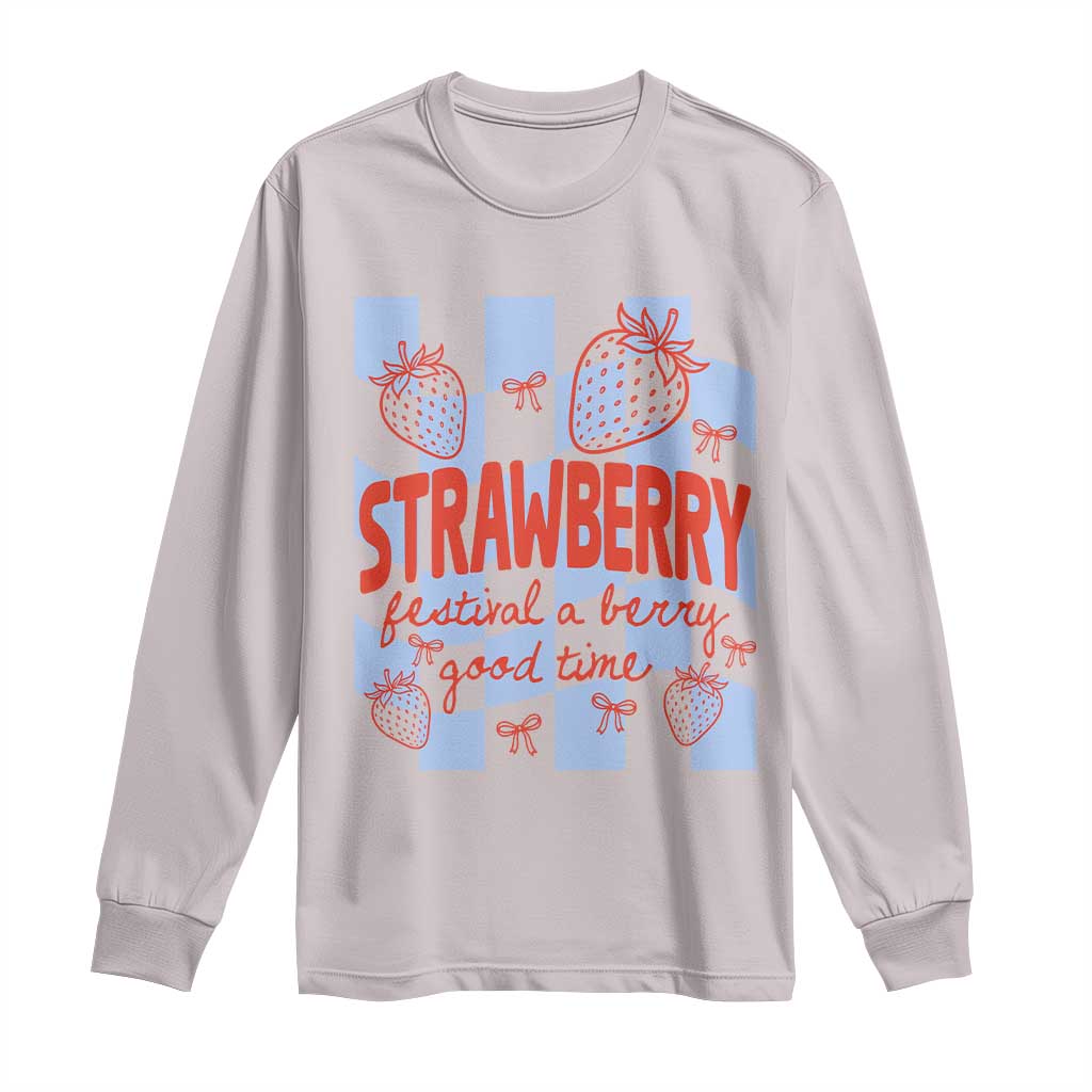 Strawberry Festival Long Sleeve Shirt 1968 A Berry Good Time Summer