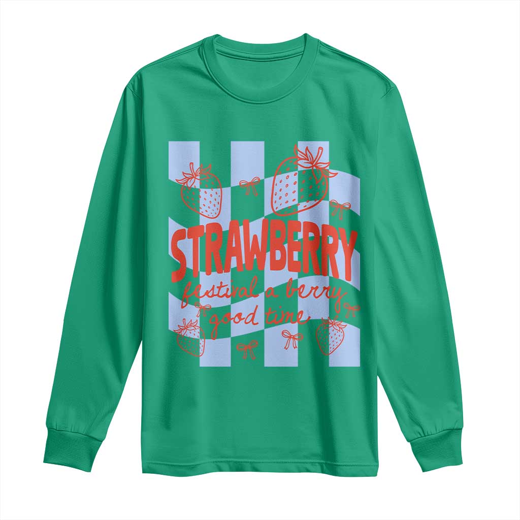 Strawberry Festival Long Sleeve Shirt 1968 A Berry Good Time Summer