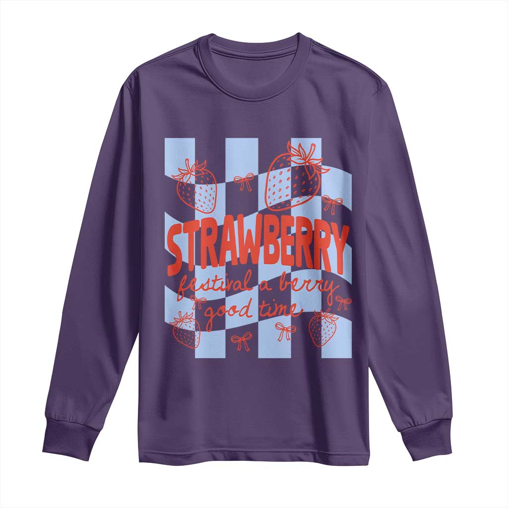Strawberry Festival Long Sleeve Shirt 1968 A Berry Good Time Summer