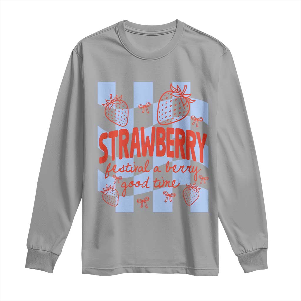 Strawberry Festival Long Sleeve Shirt 1968 A Berry Good Time Summer