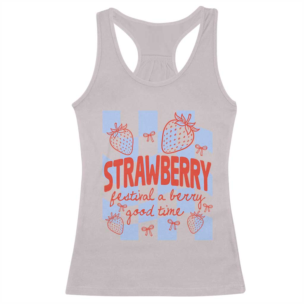 Strawberry Festival Racerback Tank Top 1968 A Berry Good Time Summer