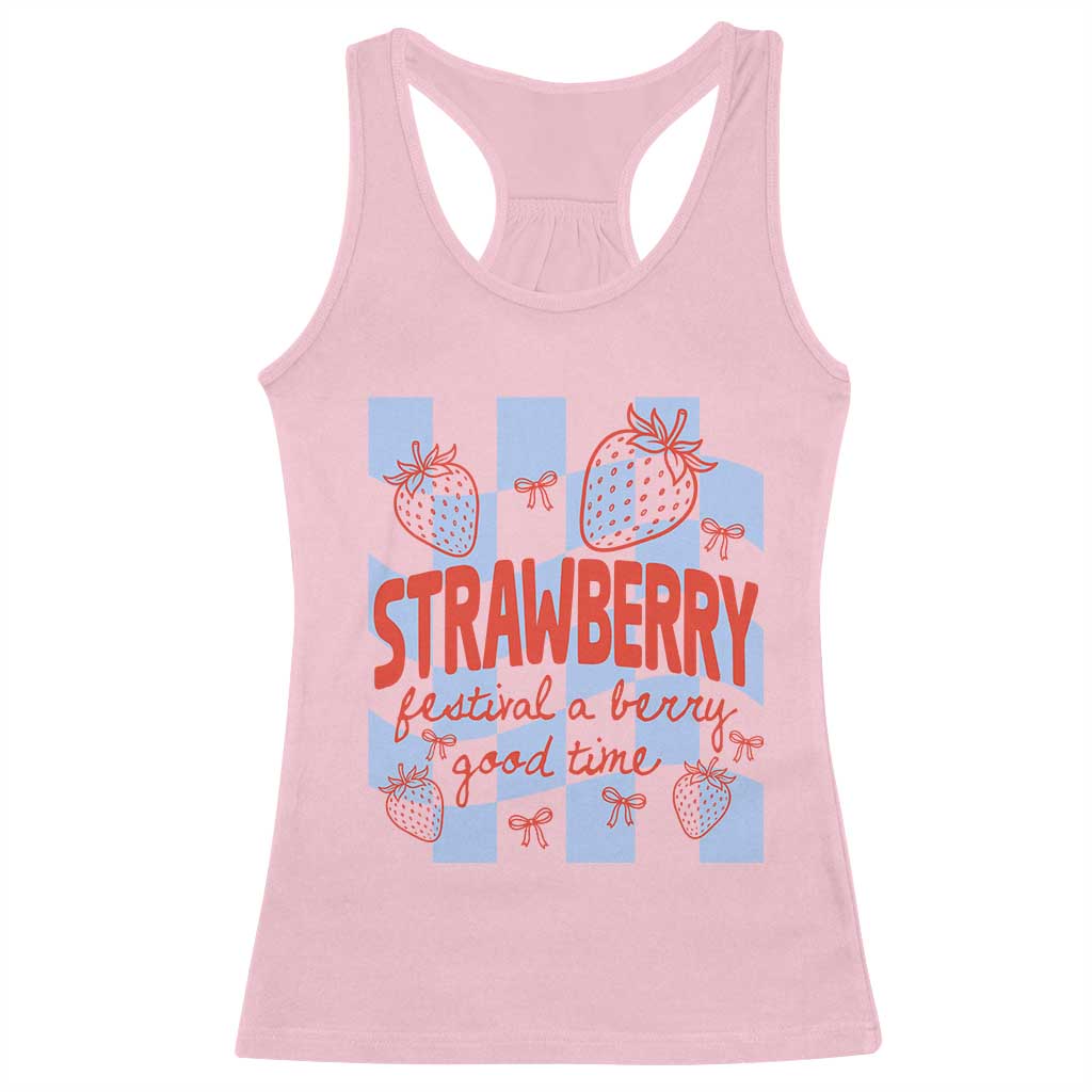 Strawberry Festival Racerback Tank Top 1968 A Berry Good Time Summer