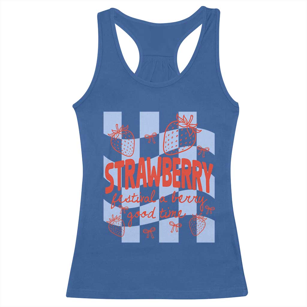 Strawberry Festival Racerback Tank Top 1968 A Berry Good Time Summer