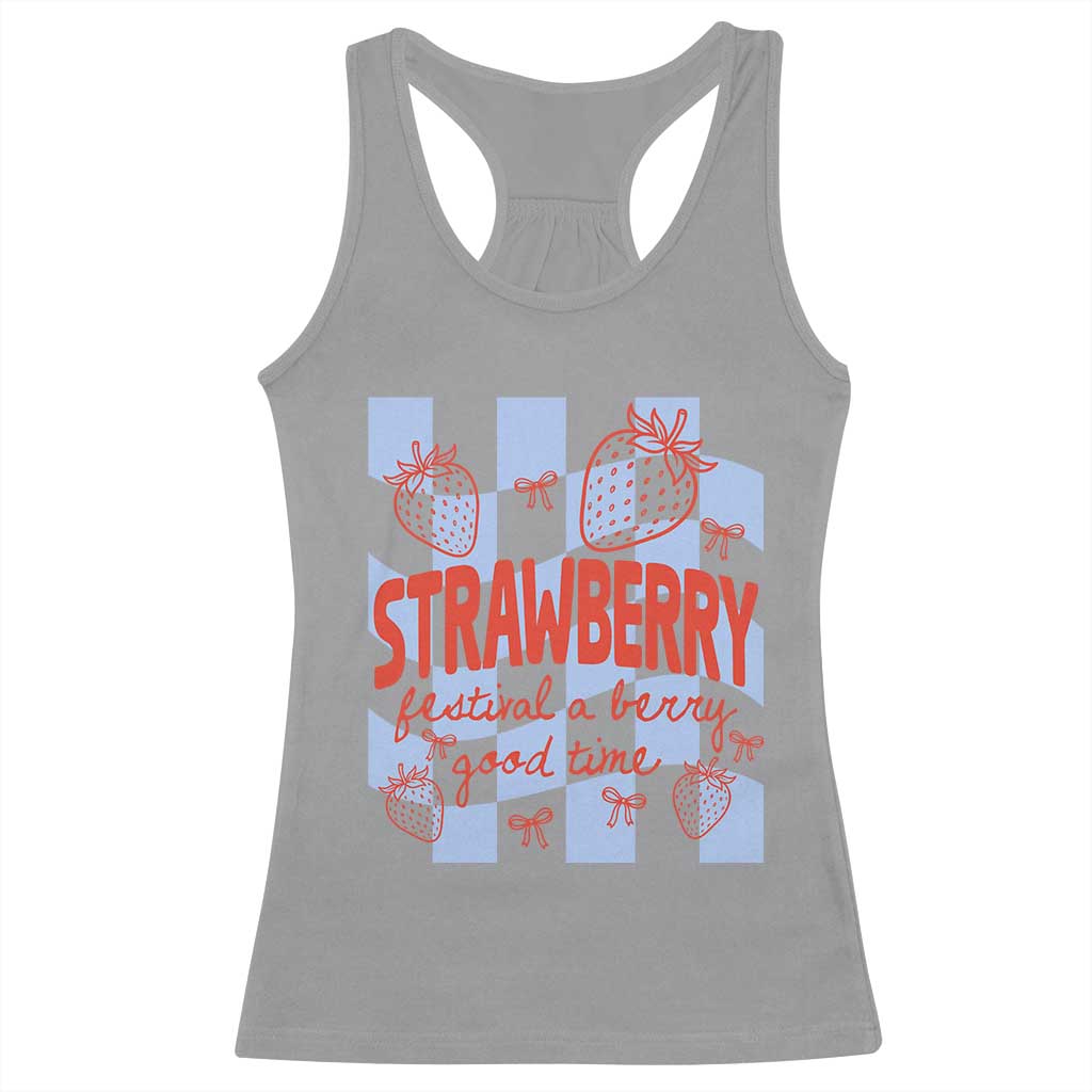 Strawberry Festival Racerback Tank Top 1968 A Berry Good Time Summer
