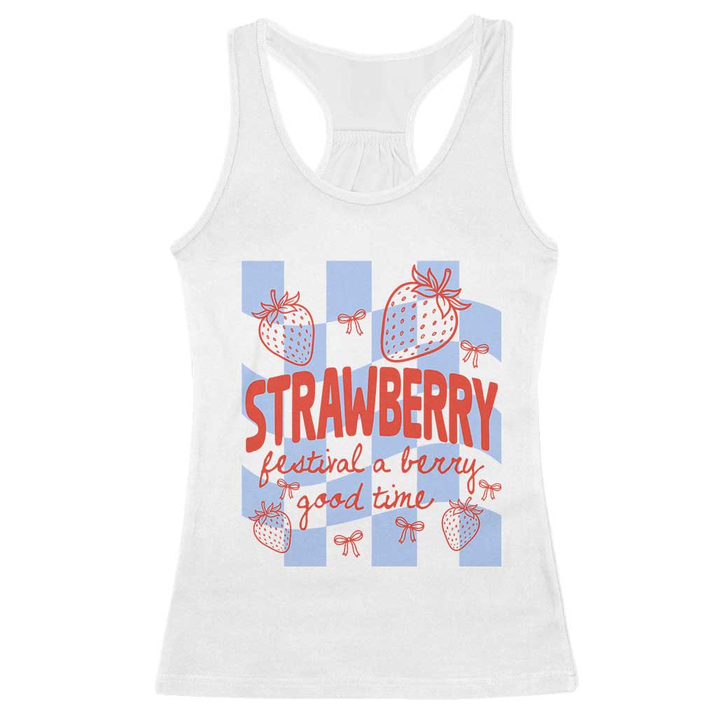 Strawberry Festival Racerback Tank Top 1968 A Berry Good Time Summer
