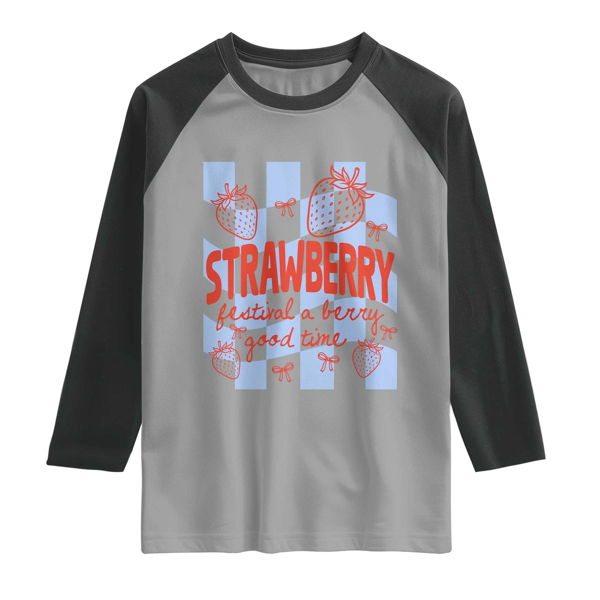 Strawberry Festival Raglan Shirt 1968 A Berry Good Time Summer