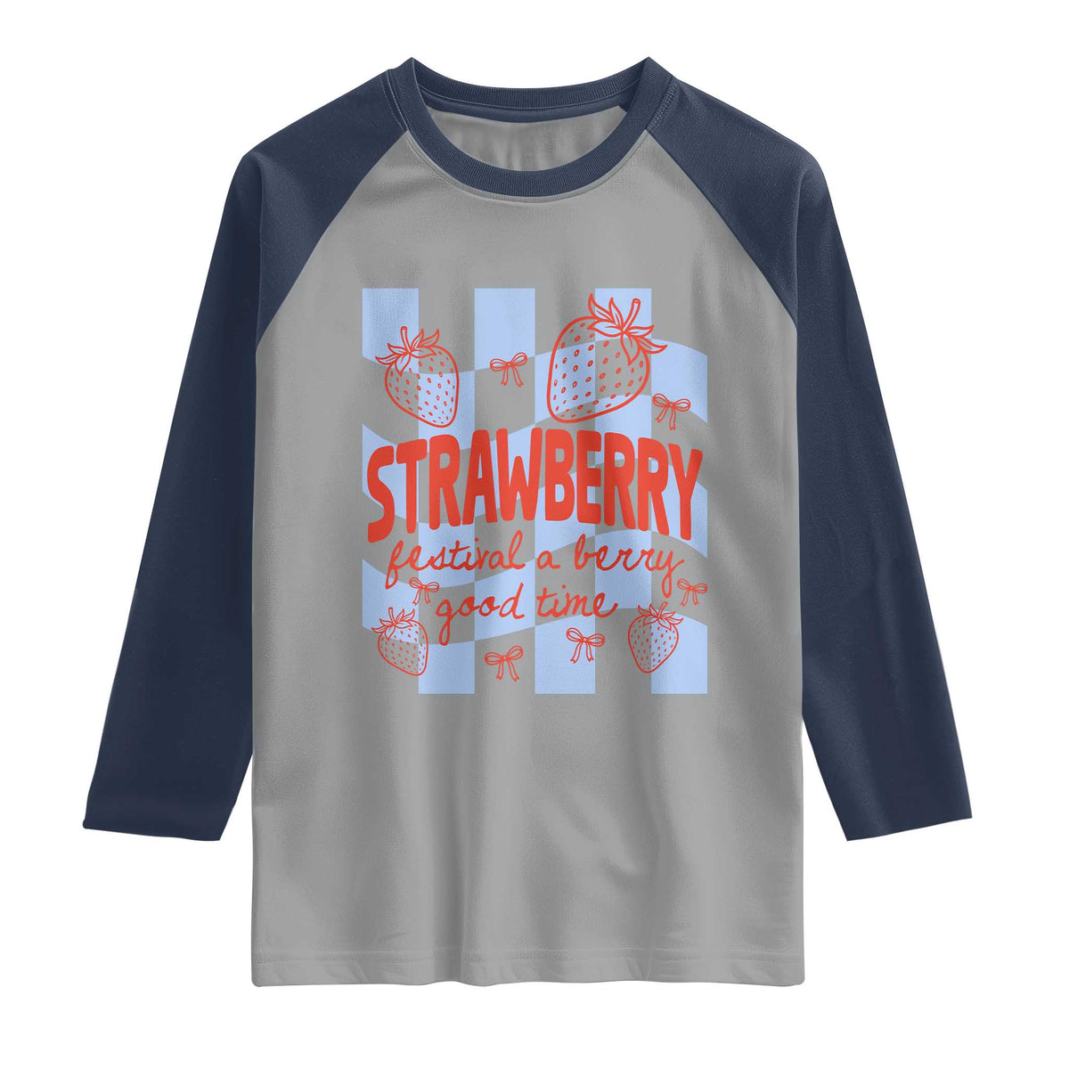Strawberry Festival Raglan Shirt 1968 A Berry Good Time Summer