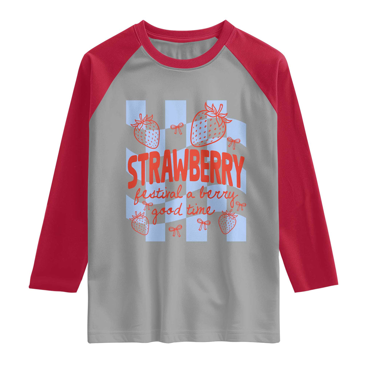 Strawberry Festival Raglan Shirt 1968 A Berry Good Time Summer