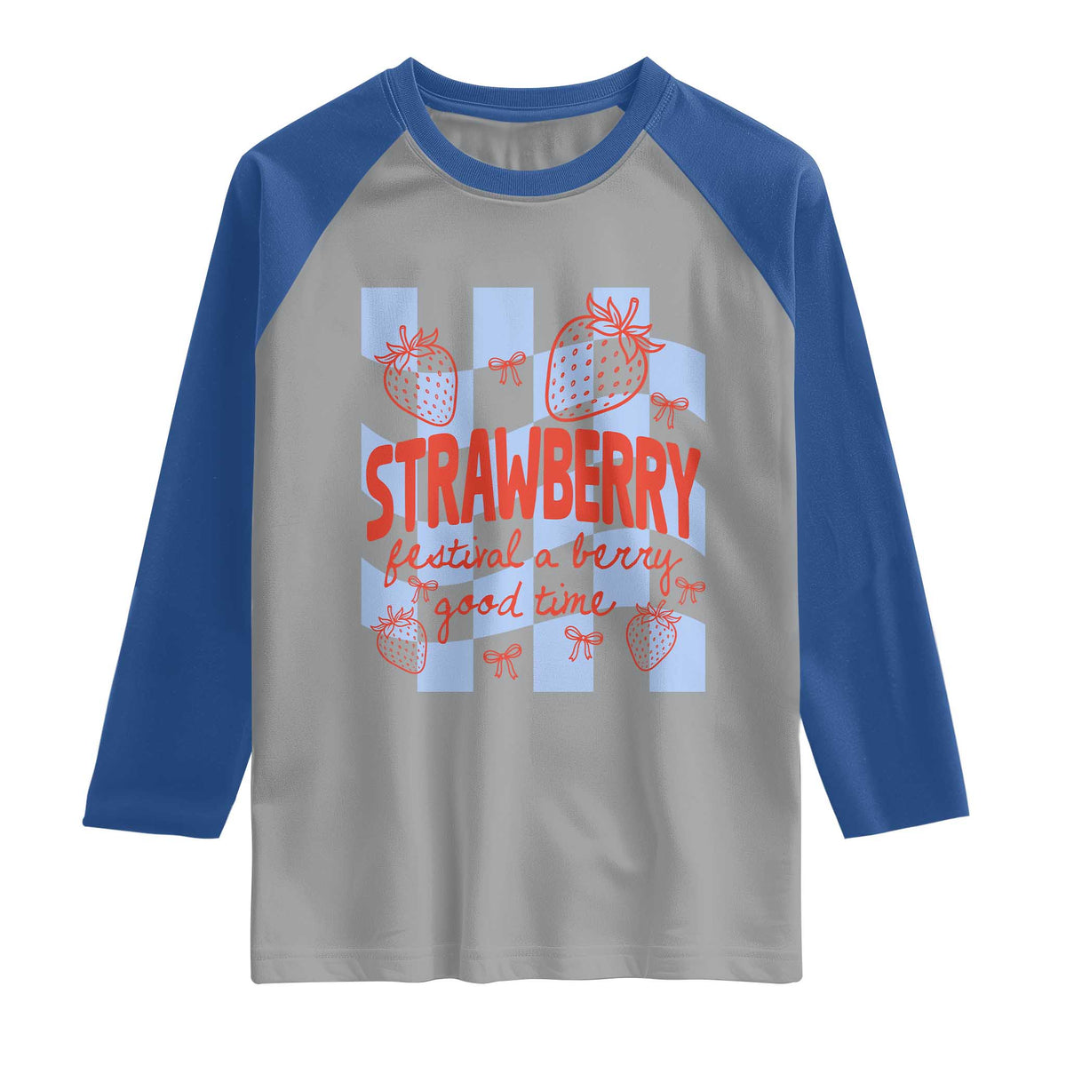 Strawberry Festival Raglan Shirt 1968 A Berry Good Time Summer