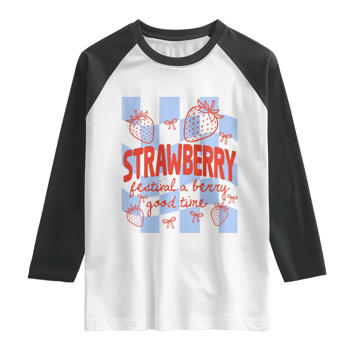 Strawberry Festival Raglan Shirt 1968 A Berry Good Time Summer