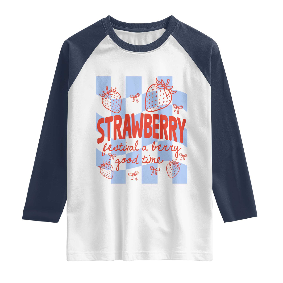 Strawberry Festival Raglan Shirt 1968 A Berry Good Time Summer