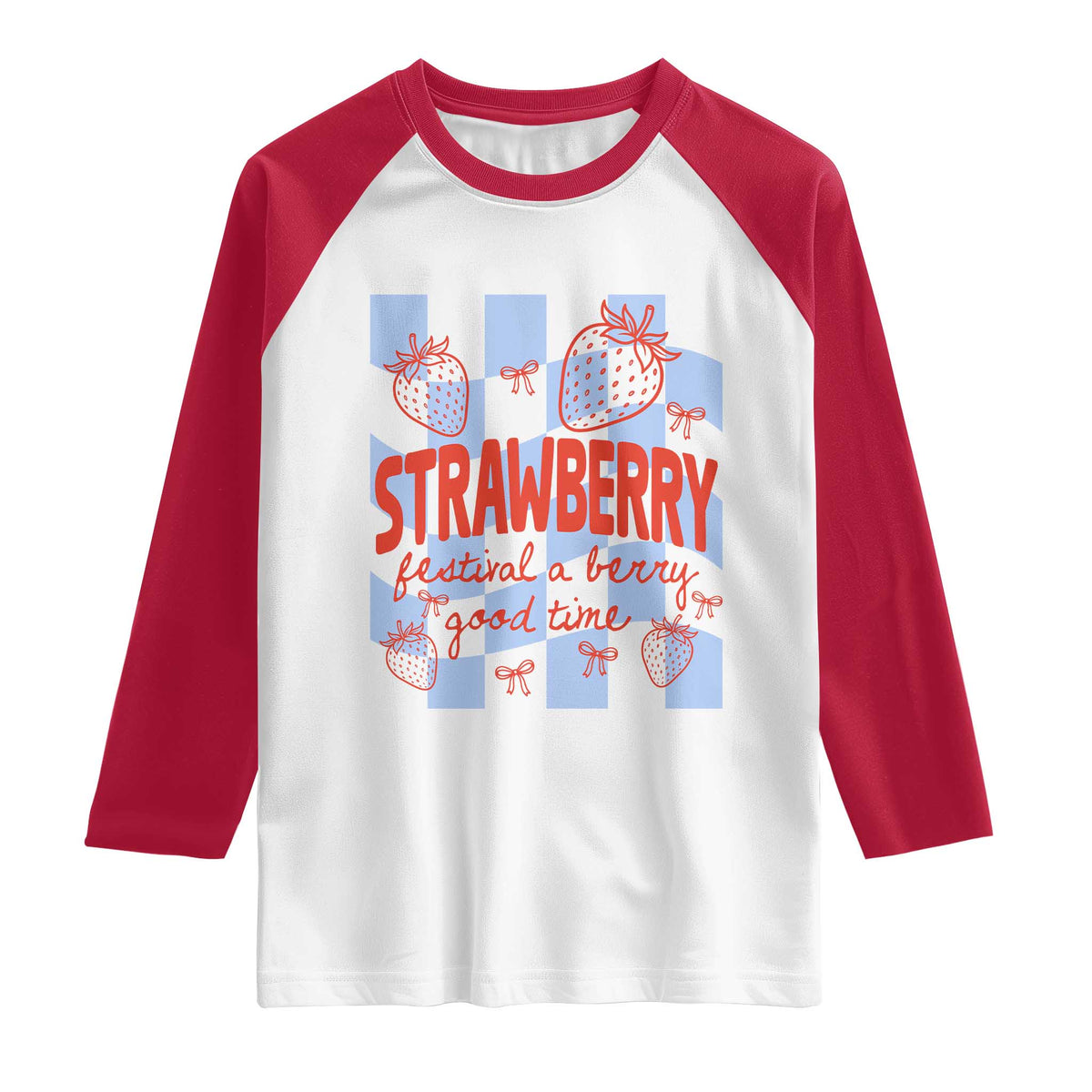 Strawberry Festival Raglan Shirt 1968 A Berry Good Time Summer