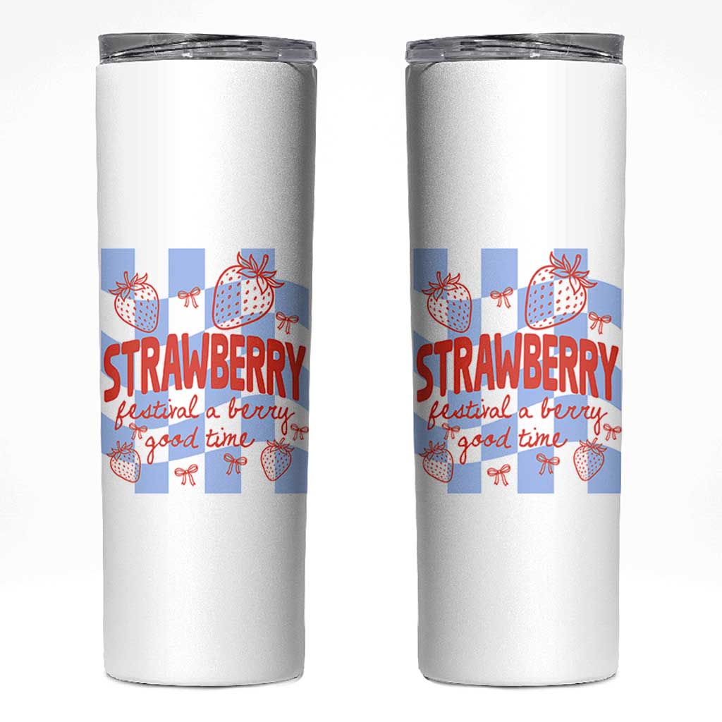 Strawberry Festival Skinny Tumbler 1968 A Berry Good Time Summer