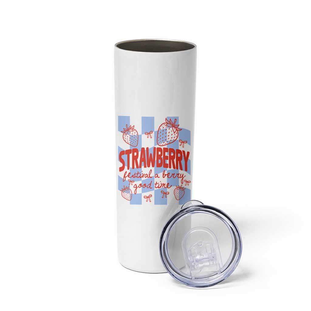 Strawberry Festival Skinny Tumbler 1968 A Berry Good Time Summer