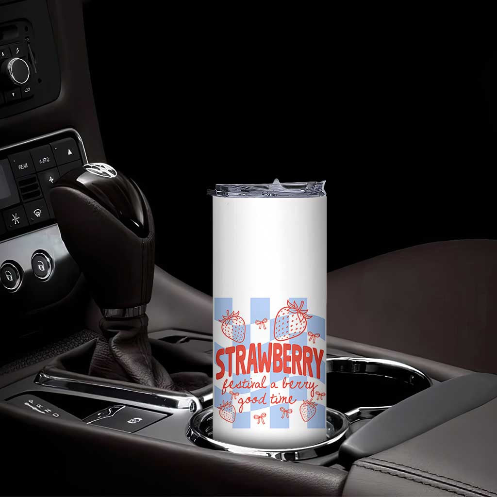 Strawberry Festival Skinny Tumbler 1968 A Berry Good Time Summer