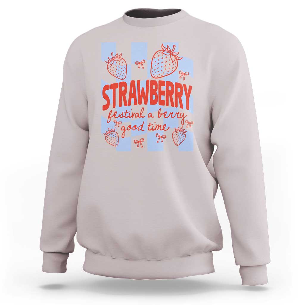 Strawberry Festival Sweatshirt 1968 A Berry Good Time Summer