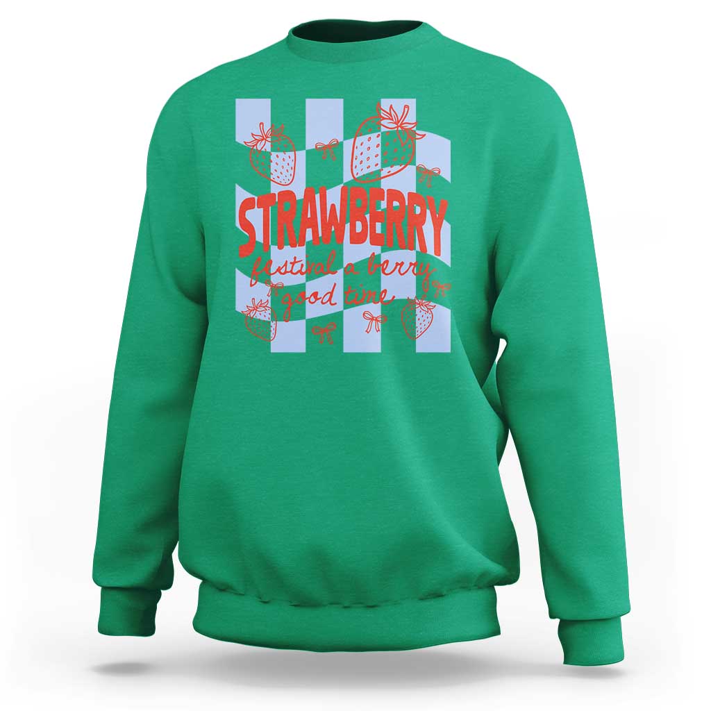 Strawberry Festival Sweatshirt 1968 A Berry Good Time Summer