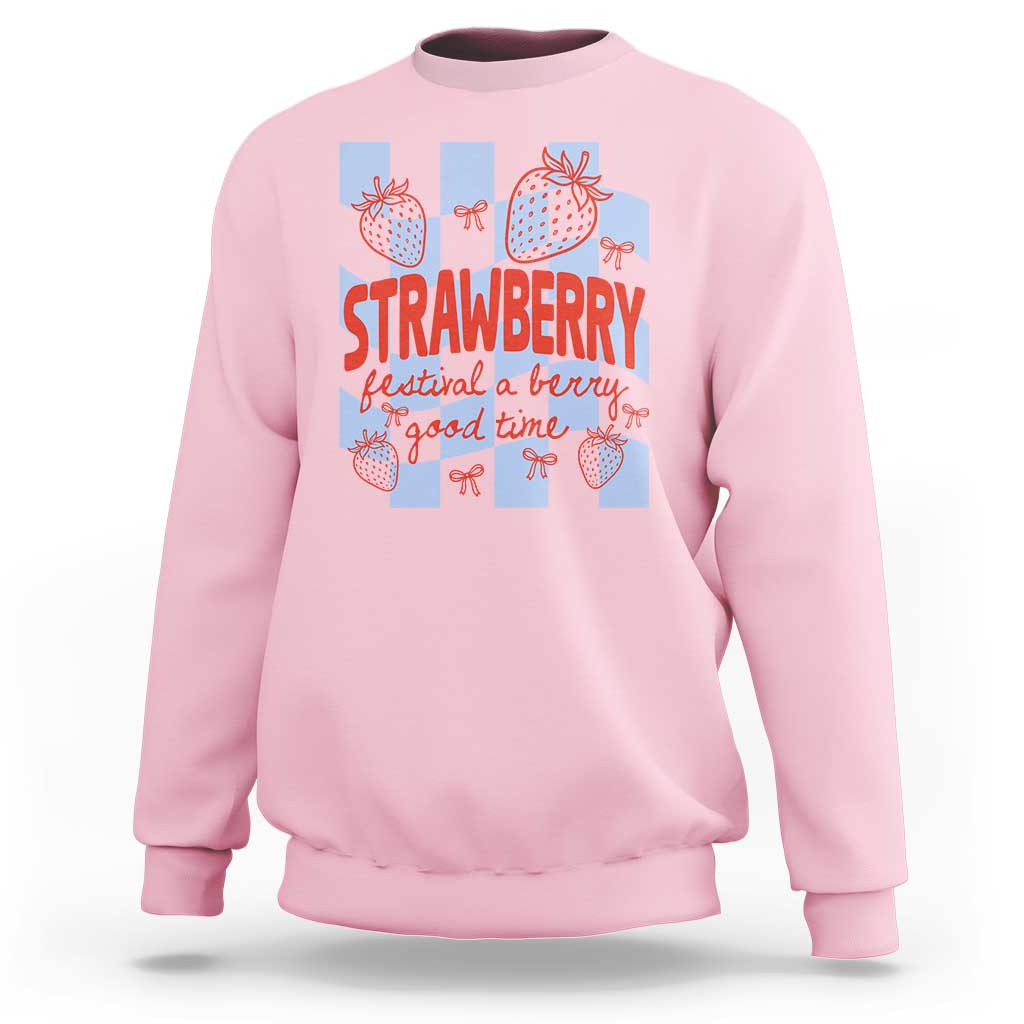 Strawberry Festival Sweatshirt 1968 A Berry Good Time Summer