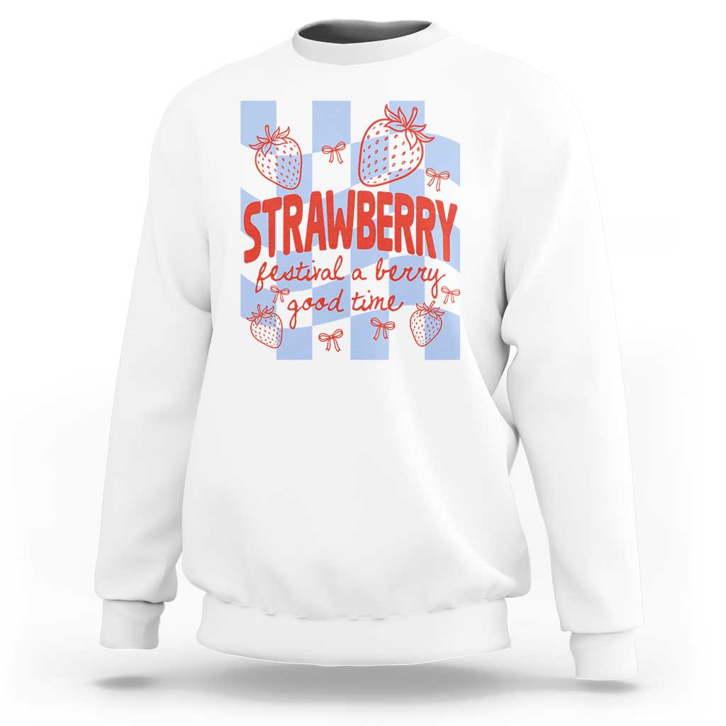 Strawberry Festival Sweatshirt 1968 A Berry Good Time Summer