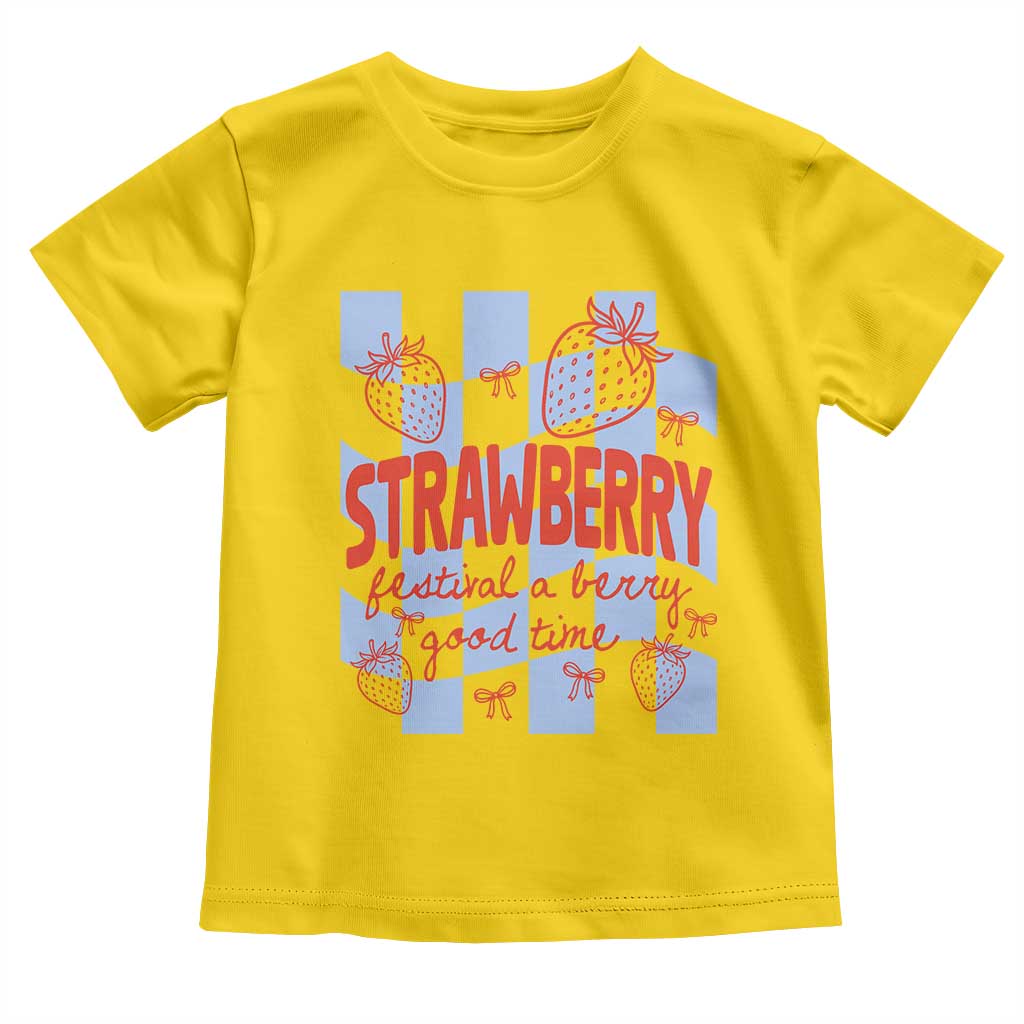 Strawberry Festival Toddler T Shirt 1968 A Berry Good Time Summer