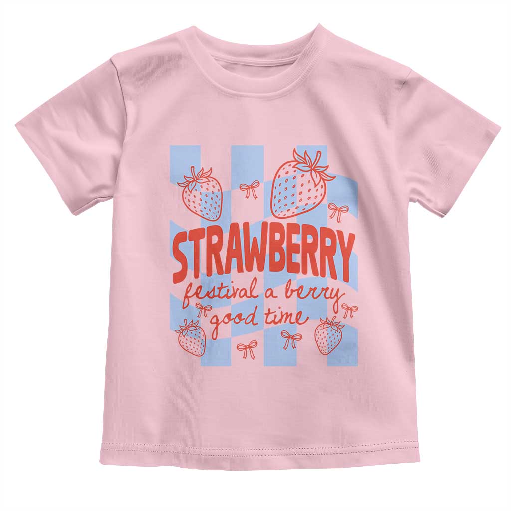 Strawberry Festival Toddler T Shirt 1968 A Berry Good Time Summer