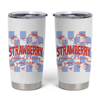 Strawberry Festival Tumbler Cup 1968 A Berry Good Time Summer