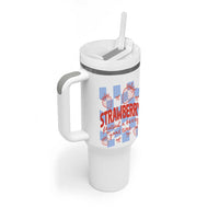 Strawberry Festival Tumbler With Handle 1968 A Berry Good Time Summer