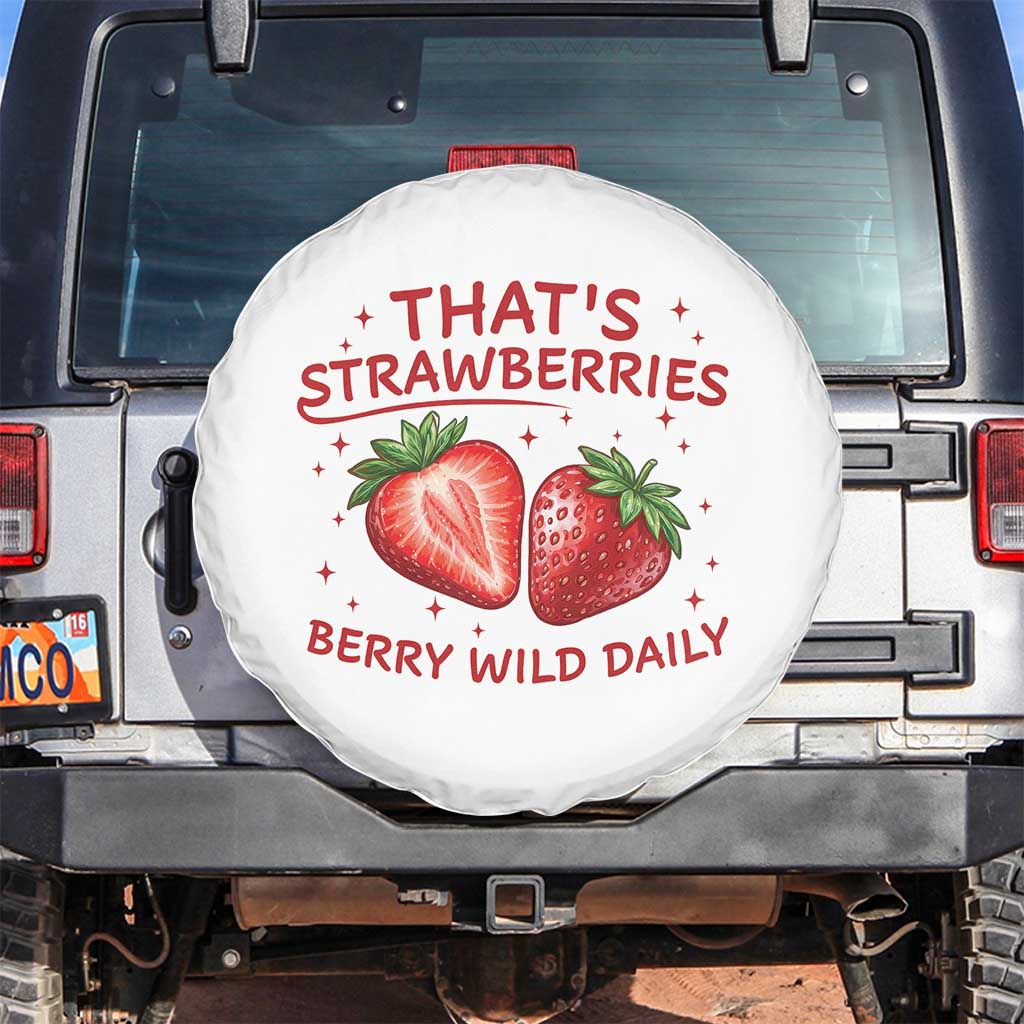 That’s Strawberries Spare Tire Cover Summer Fruit Festival