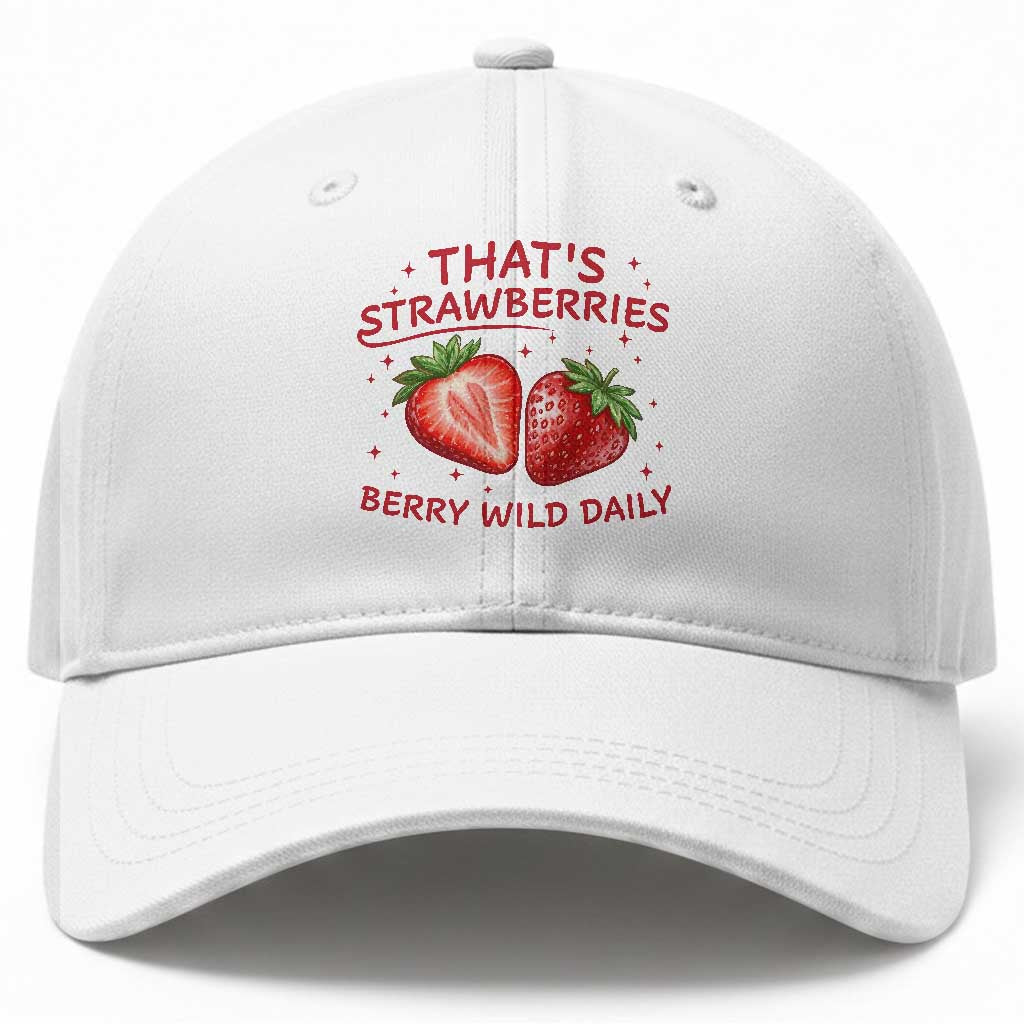 That’s Strawberries Baseball Cap Summer Fruit Festival