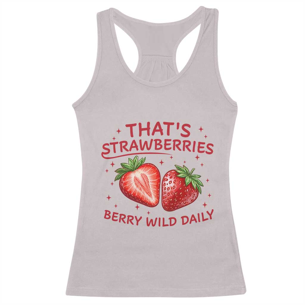 That’s Strawberries Racerback Tank Top Summer Fruit Festival
